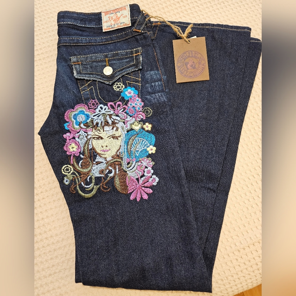 ✨ TRUE RELIGION JOEY MISS GROOVY JEANS ✨🔥 VINTAGE & RARE — BRAND NEW WITH TAGS!
